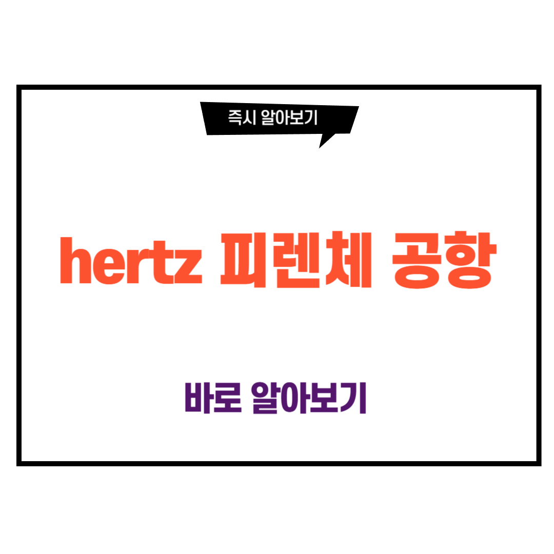 hertz 피렌체 공항