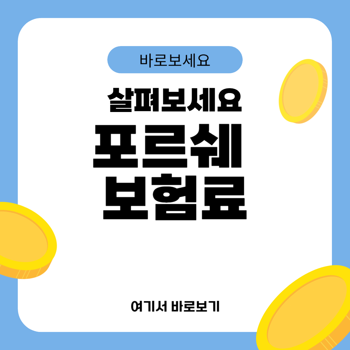 포르쉐 보험료